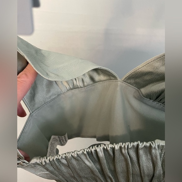 Zara shiny cami bralette crop top size XS - Picture 7 of 11